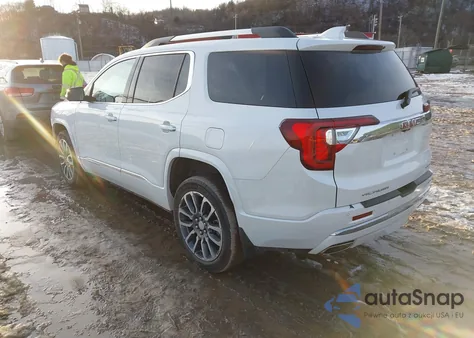 2021 GMC Acadia Awd Denali из США, поврежденный, VIN 1GKKNXLS8MZ108839